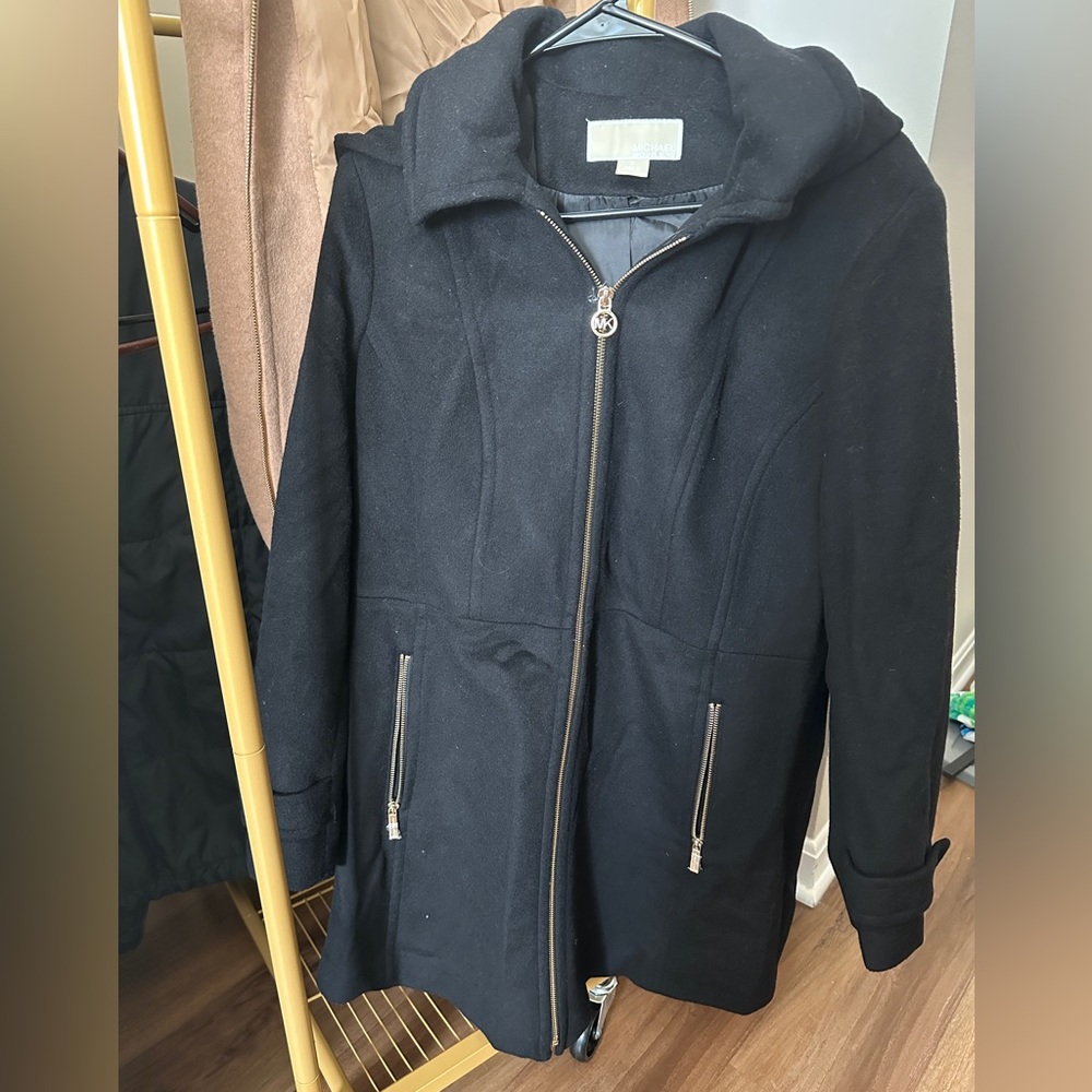 Michael Kors zip wool jacket